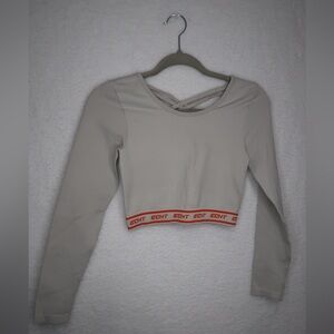 Echt Women’s Long Sleeve Seamless Workout Top sz S activewear gym lightweight